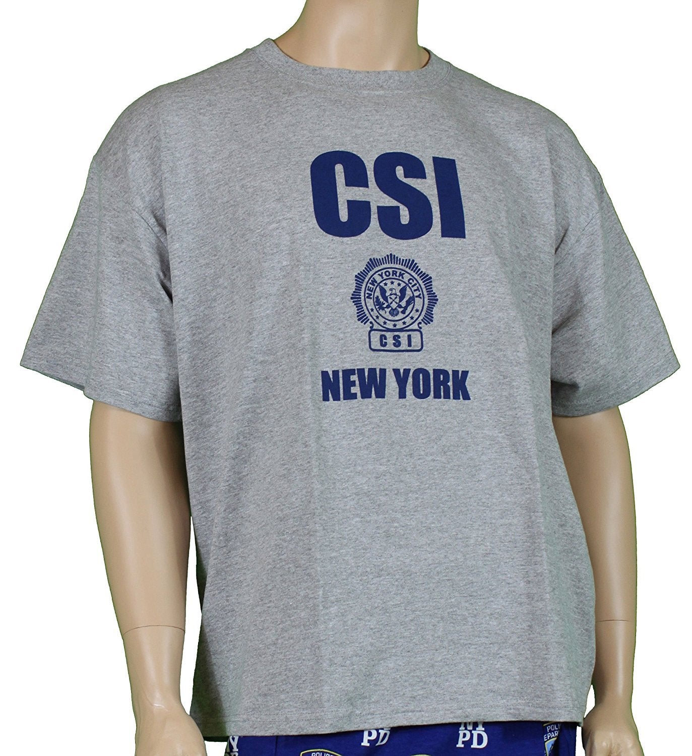 CSI New York Crime Scene Tee T-shirt d'enquête Gris