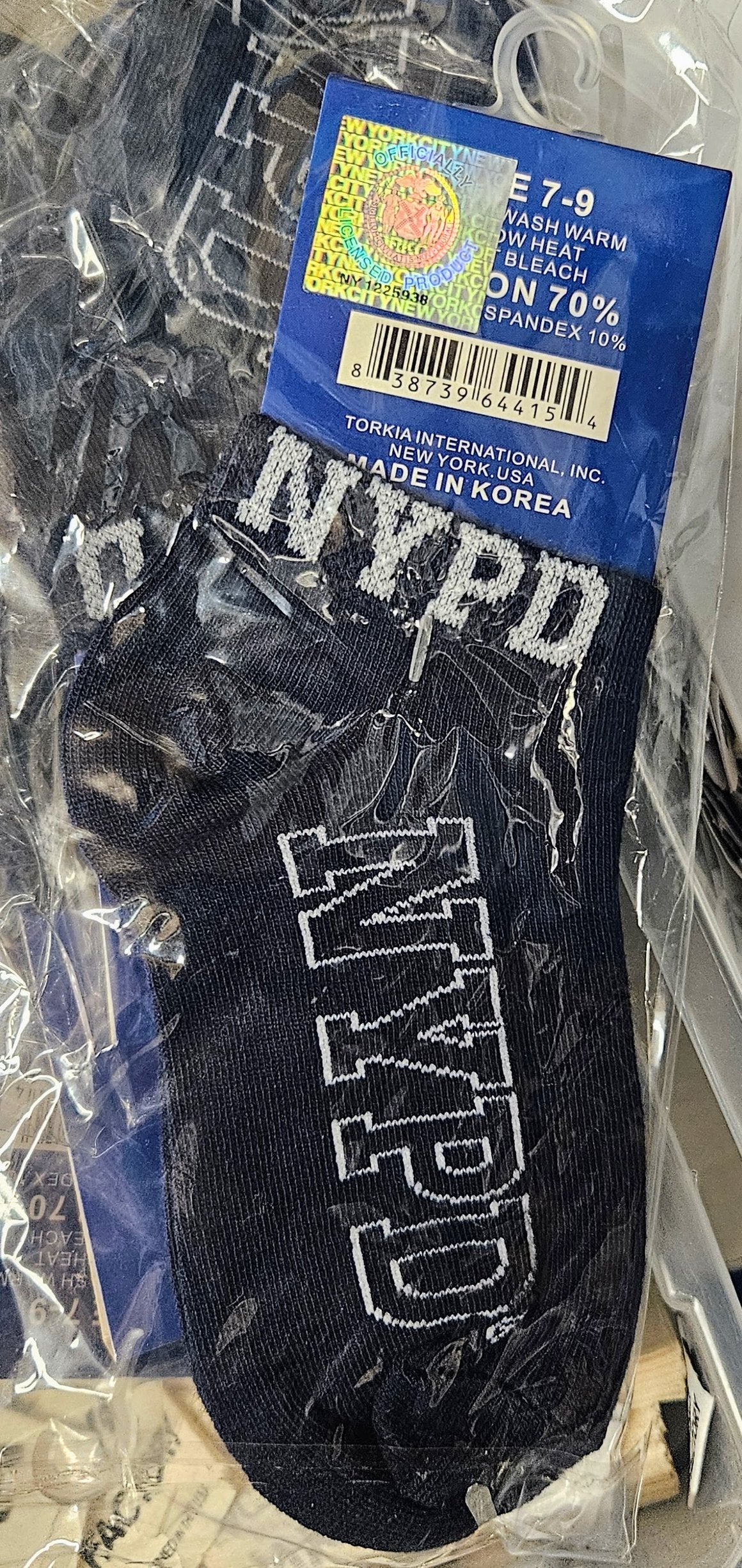 NYPD Socks Official Merchandise / All Sizes