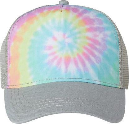 Design your own tie-dye trucker hat / Custom Tie-Dyed 5-Panel Cap