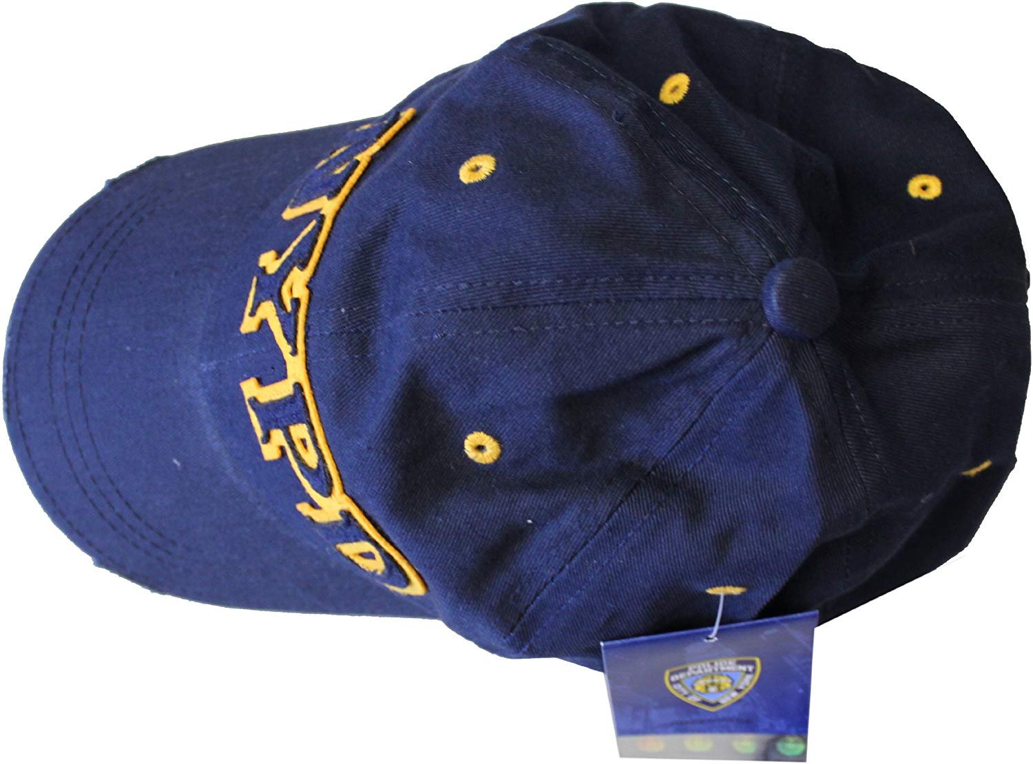 Men's NYPD Baseball Hats (Navy / Yellow 99310)