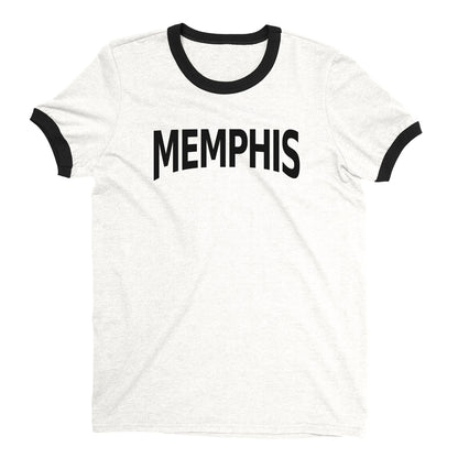 Memphis Ringer Tee — White