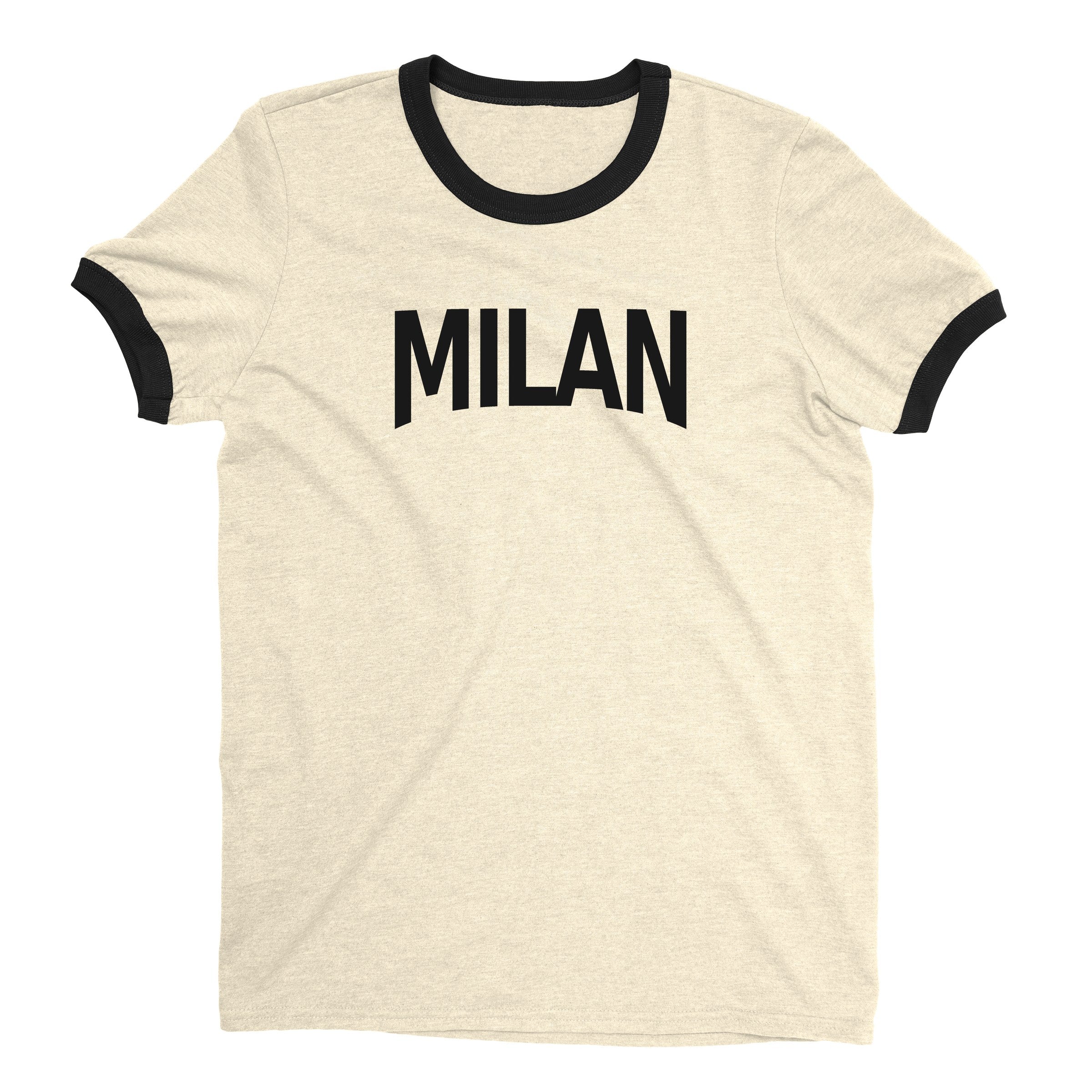 Milan Ringer Tee — Natural
