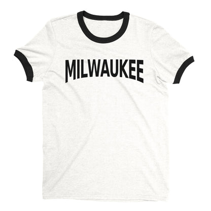 Milwaukee Ringer Tee — White