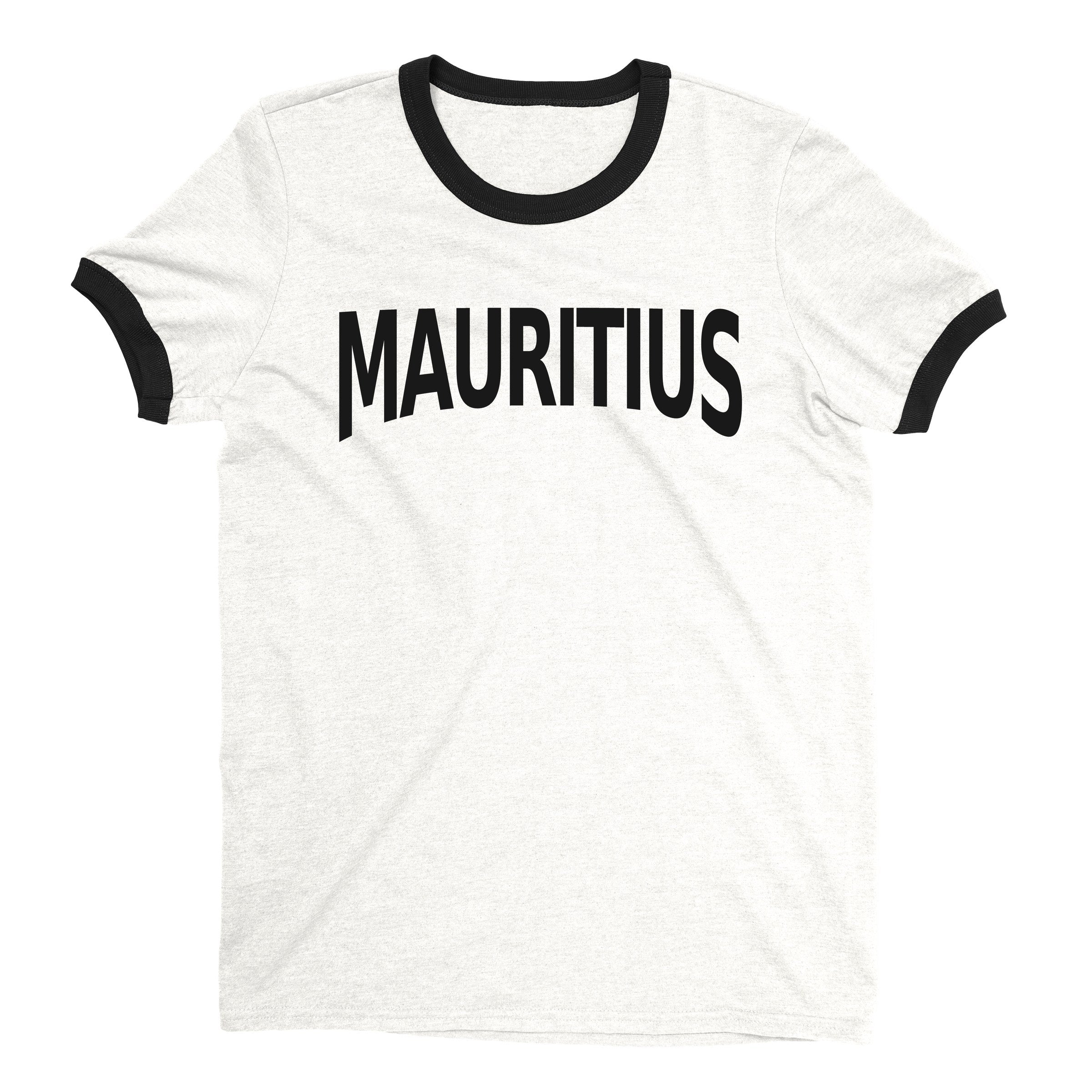 Mauritius Ringer Tee — White