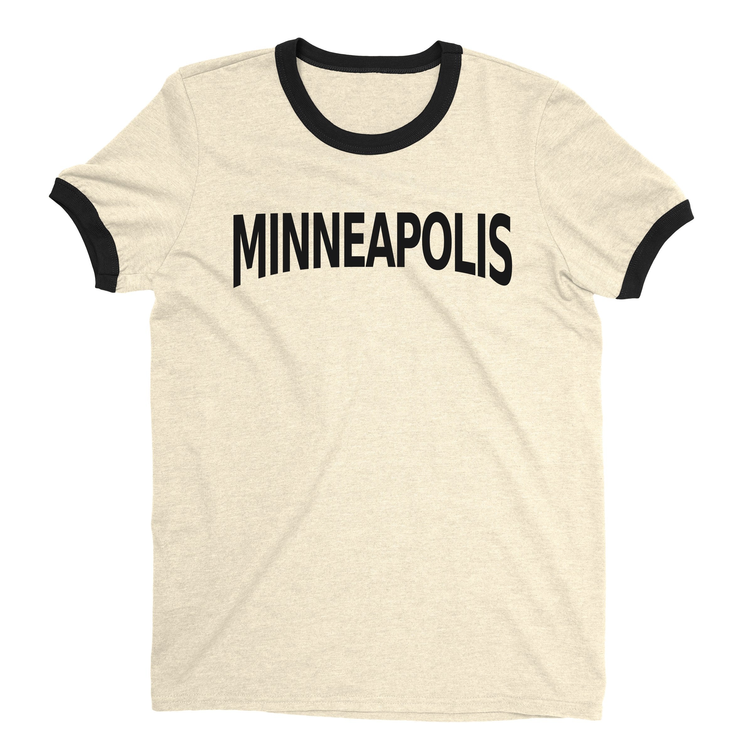 Minneapolis Ringer Tee — Natural