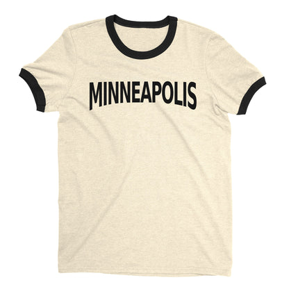 Minneapolis Ringer Tee — Natural
