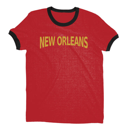 New Orleans Ringer Tee — Red
