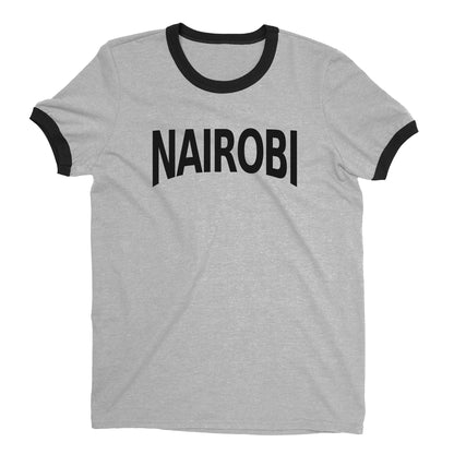 Nairobi Ringer Tee — Heather Gray