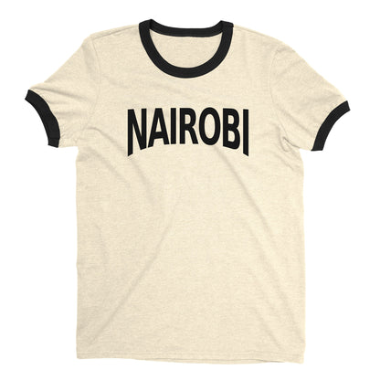 Nairobi Ringer Tee — Natural