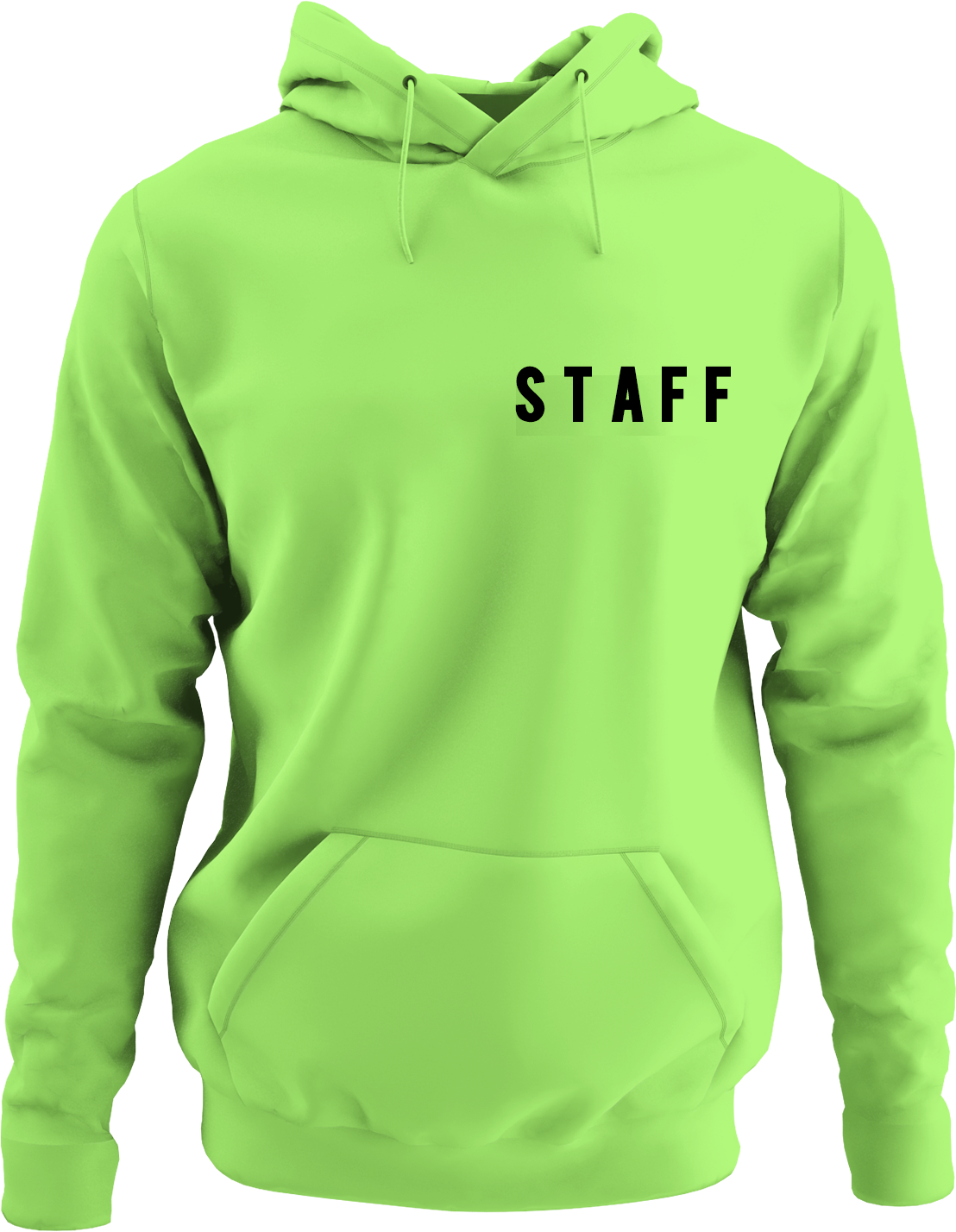 NYC FACTORY Mens EVENT STAFF Cotton Fleece Pullover Hoodie Sweatshirt