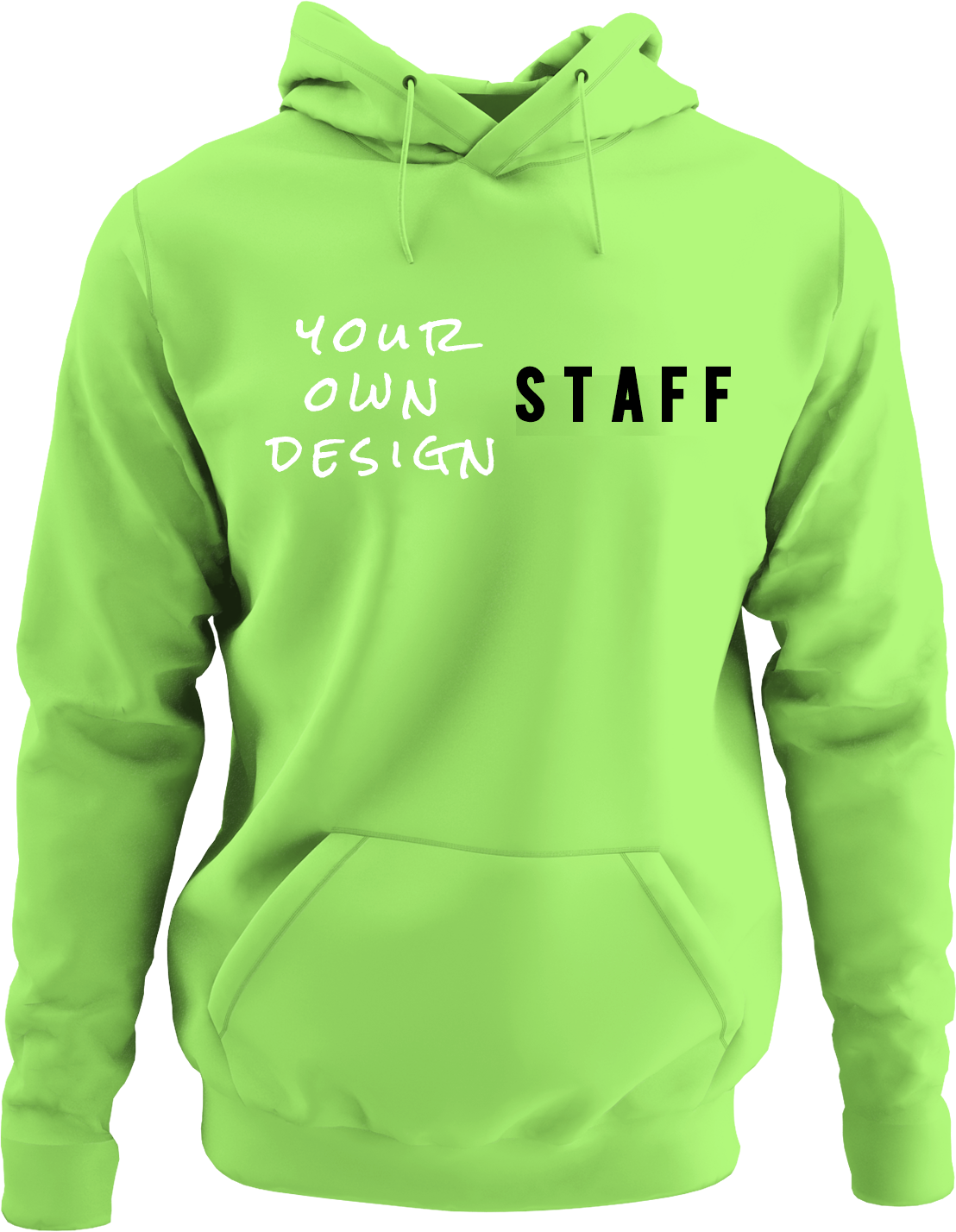 NYC FACTORY Mens EVENT STAFF Cotton Fleece Pullover Hoodie Sweatshirt