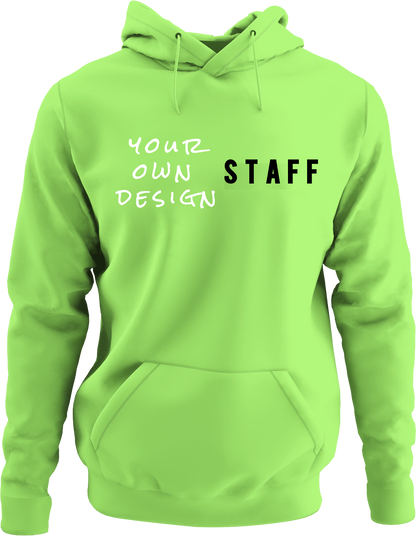 NYC FACTORY Mens EVENT STAFF Cotton Fleece Pullover Hoodie Sweatshirt