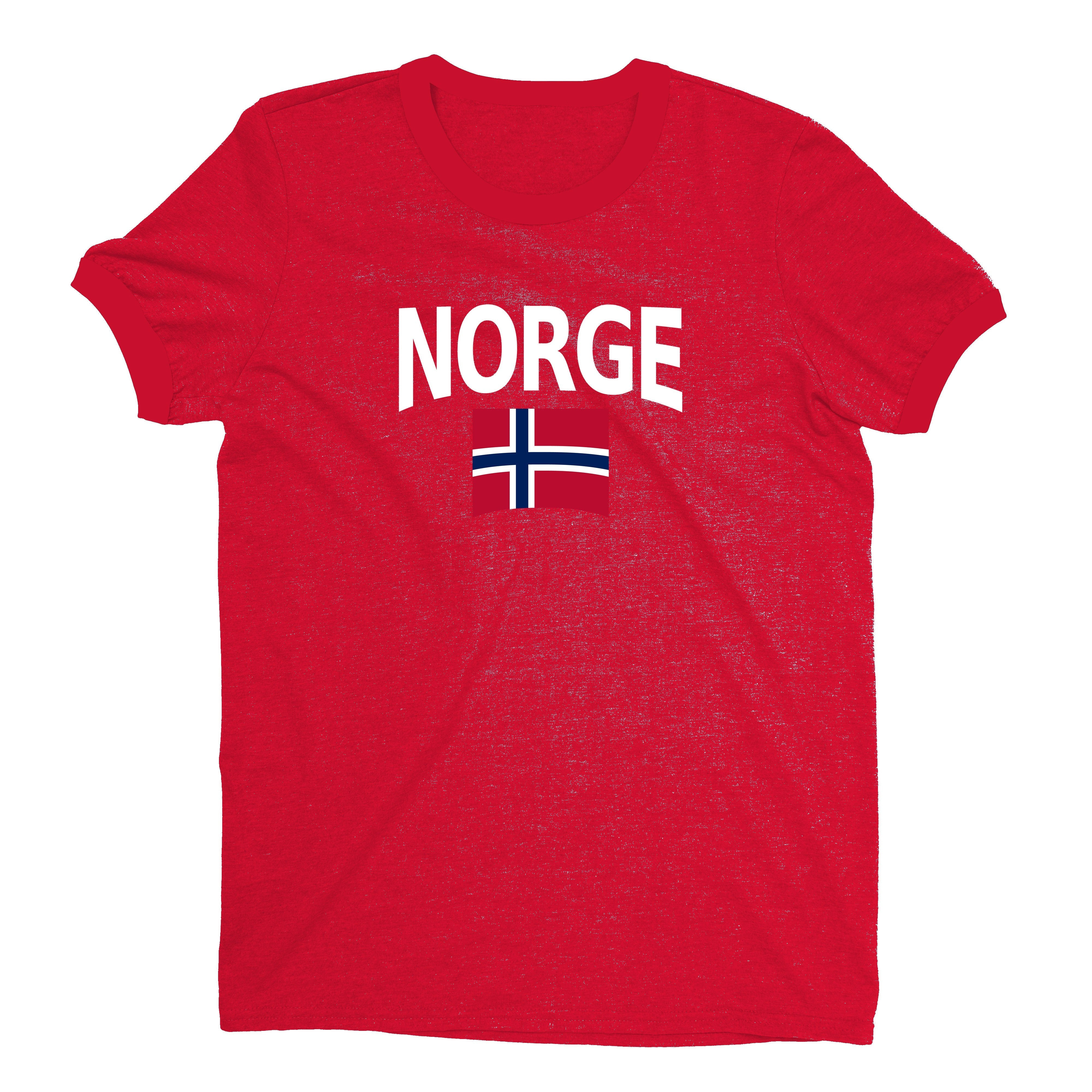 Norway World Cup Plain Tee Unisex T-Shirt -- NYC Factory - Standard Red