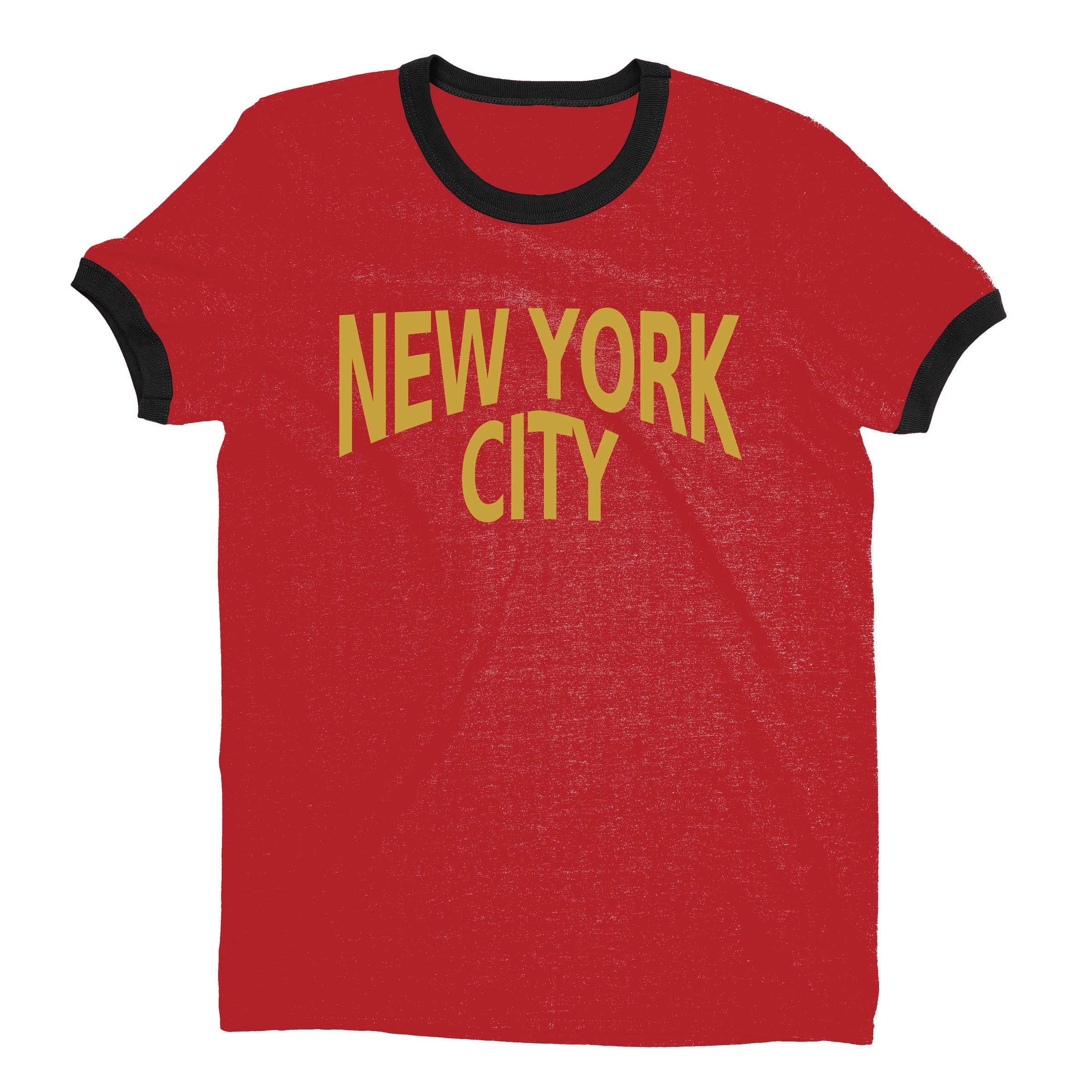 New York City Ringer Tee — Red