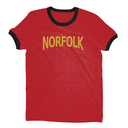 Norfolk Ringer Tee — Red