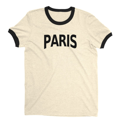 Paris Ringer Tee — Natural