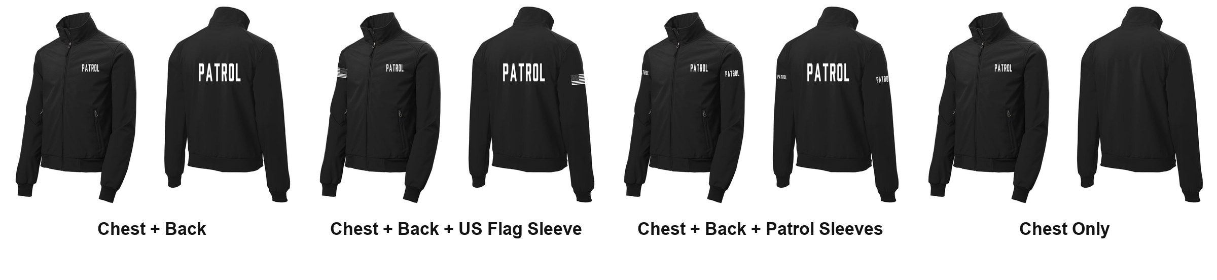 PATROL t-shirt print layouts