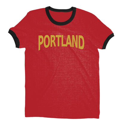 Portland Ringer Tee — Red
