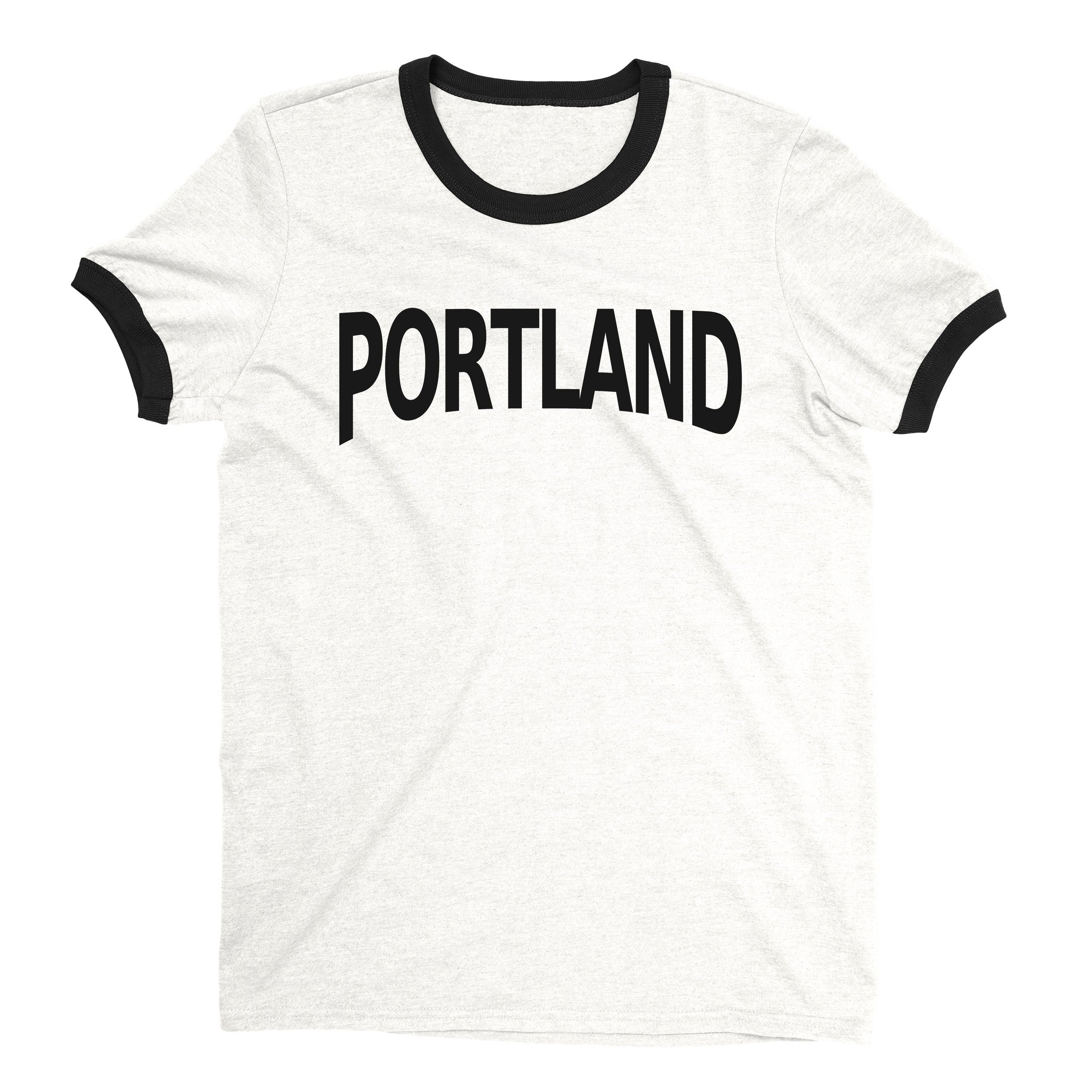 Portland Ringer Tee — White