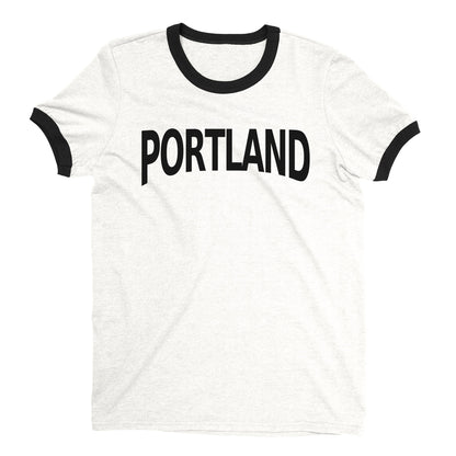 Portland Ringer Tee — White