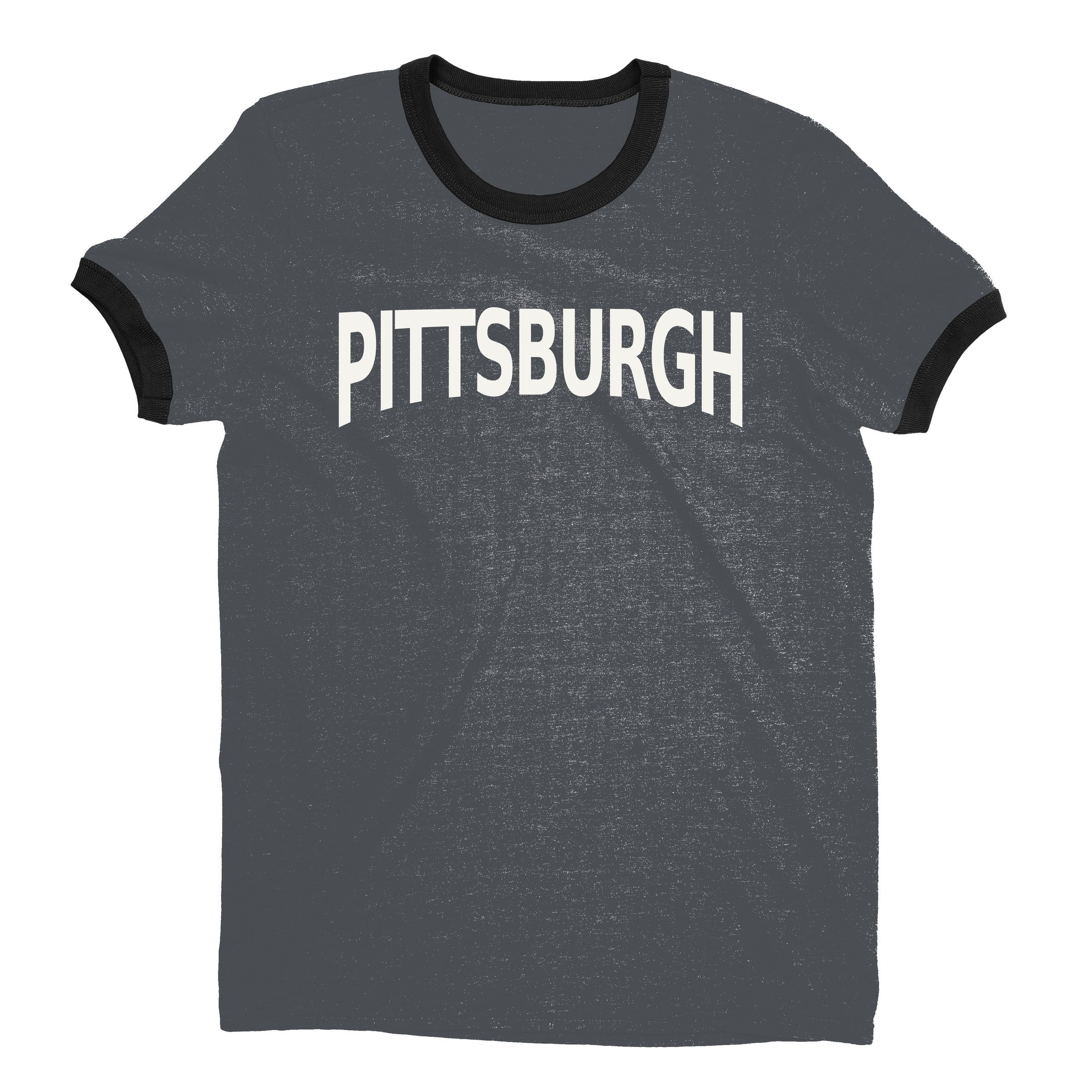 Pittsburgh Ringer Tee — Dark Heather