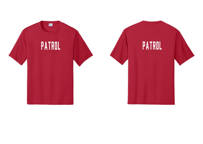 NYC Factory Patrol Performance T-Shirt (Classic) - Front + Back - Red