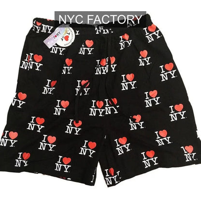 I Love NY Unisex Black Boxer Shorts