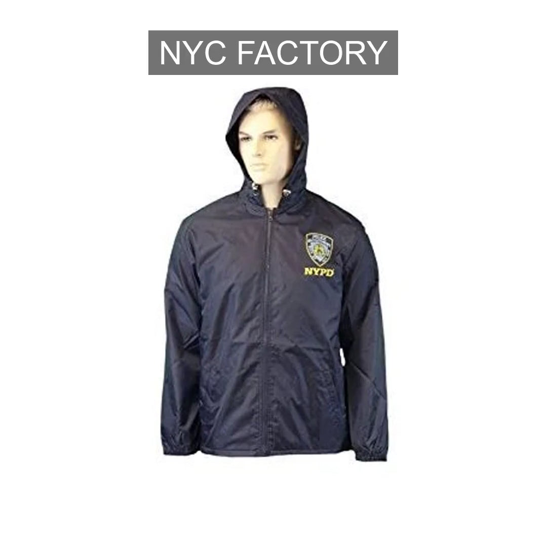 NYPD Men's Officially Licensed Navy Rain Coat – NYC FACTORY