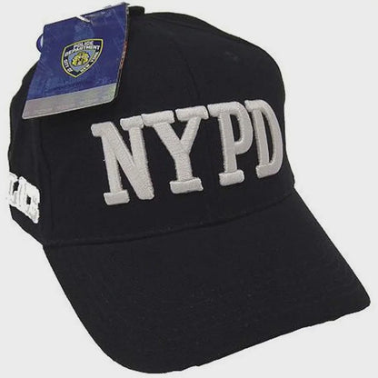 Casquette de baseball NYPD sous licence officielle du département de police de New York.