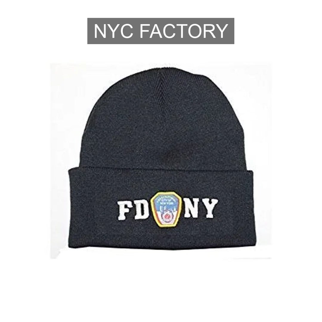 Video laden: FDNY Wintermütze Polizeiabzeichen Feuerwehr von New York City Navy &amp; Weiß auf...