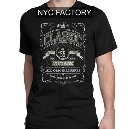 NYC Factory Men's 55th Birthday Black T-Shirt