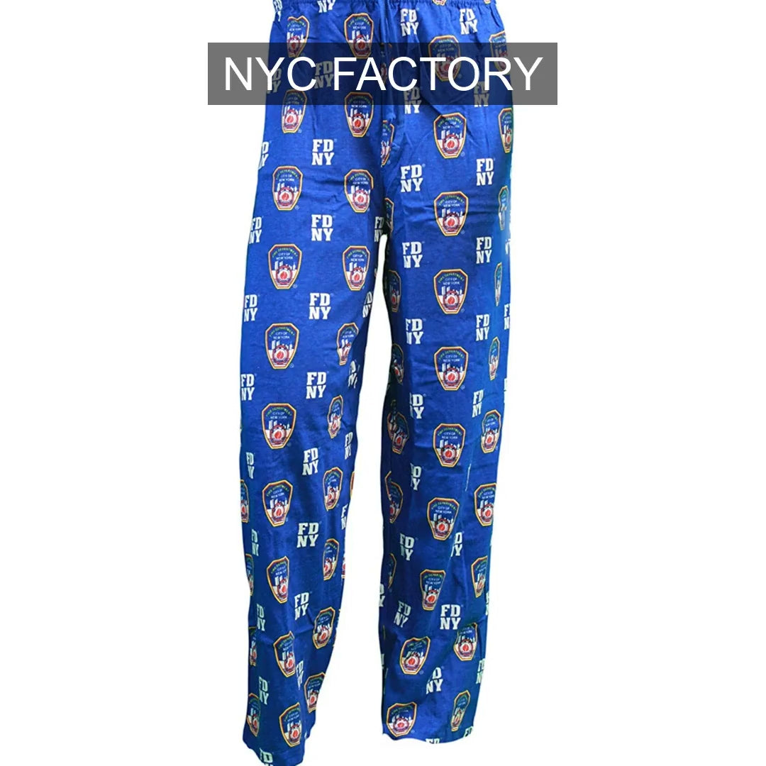 Video laden: FDNY Lounge Pants Pyjama Schlafhose Blau