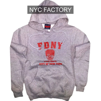 FDNY Boys' Officially Licensed Gray Hoodie