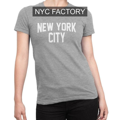 NYC Factory Women's New York City Gray T-Shirt