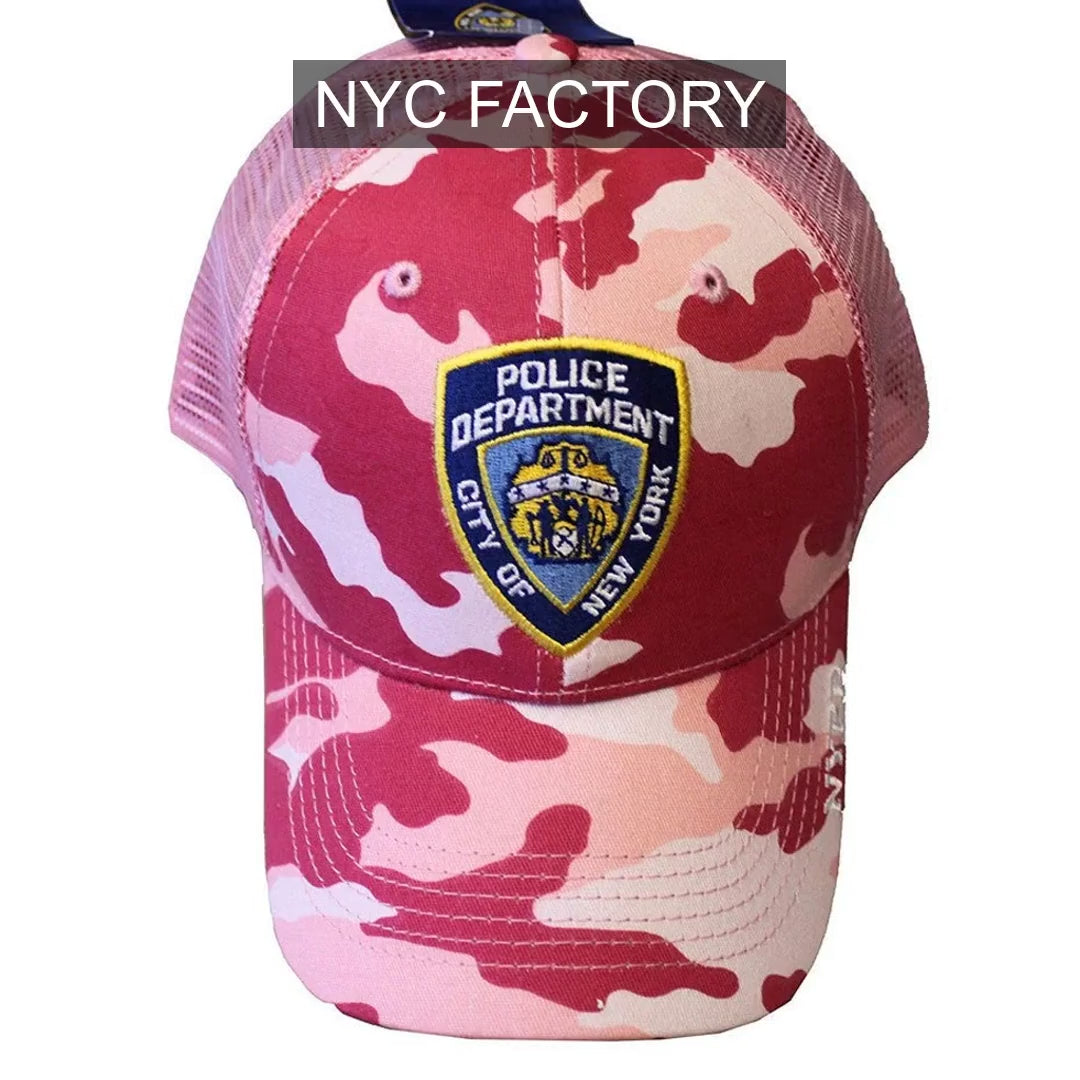 Casquette NYPD Baseball New York Police Department Rose &amp; Camo Taille Unique