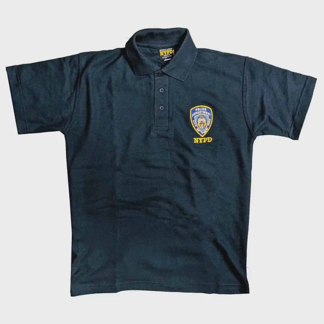 NYPD Men's Officially Licensed Navy Polo Shirt