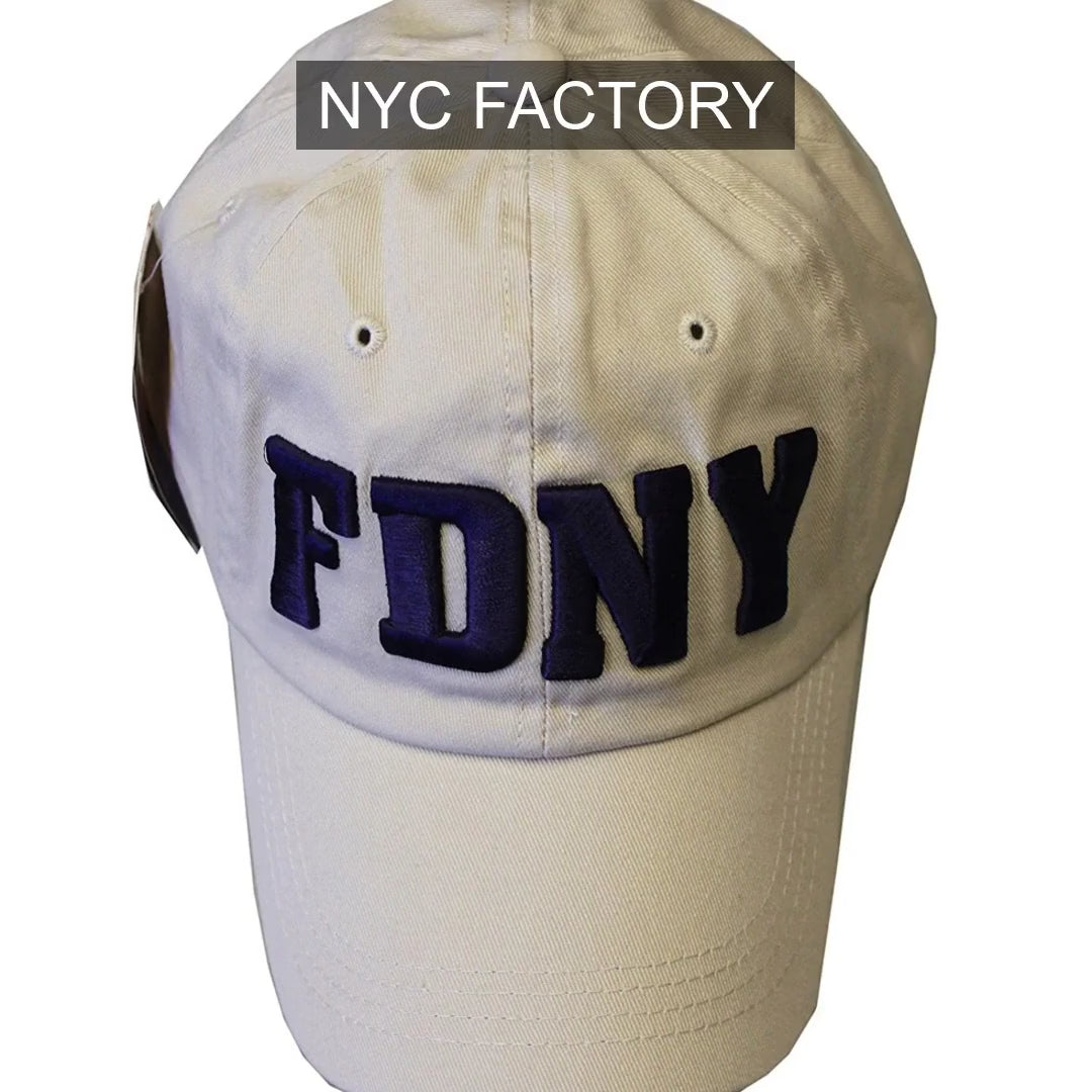 FDNY Kids Officially Licensed Khaki Baseball Hat