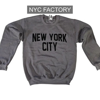 NYC Factory Men's New York City Charcoal Sweatshirt