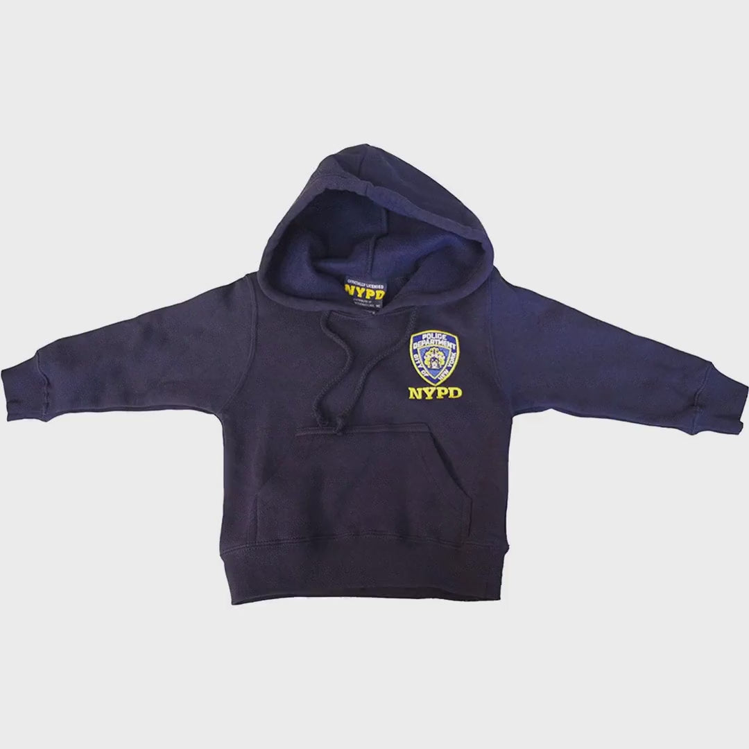 NYPD Boys' Officially Licensed Navy Hoodie