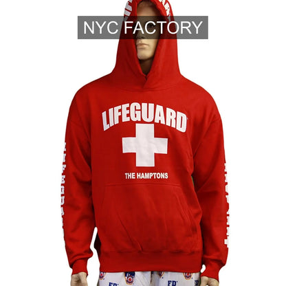 Lifeguard Enfants The Hamptons NY Life Guard Sweatshirt Rouge