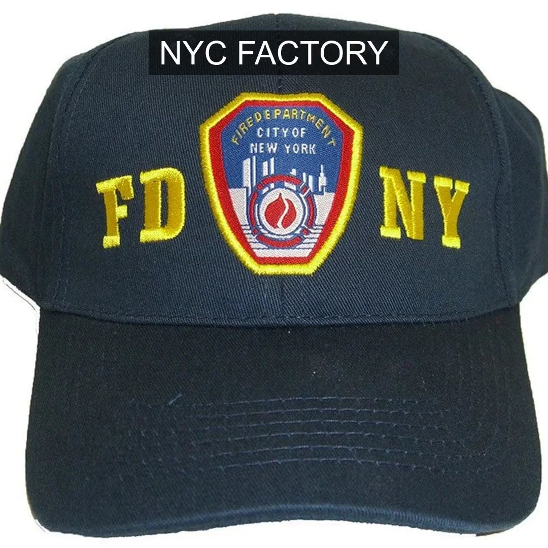 Load video: FDNY Men's Officially Licensed Navy Adjustable Cap