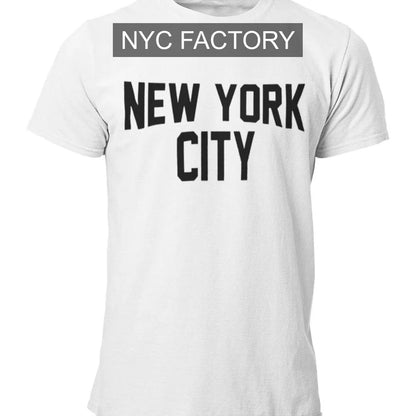 NYC Factory Unisex New York City White T-Shirt