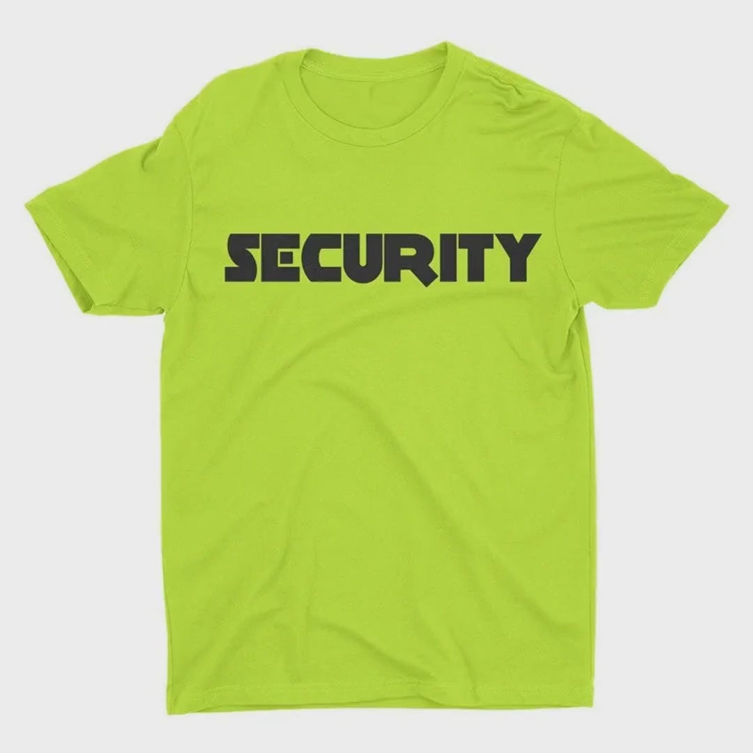 NYC Factory Men's Security Green & Black T-Shirt