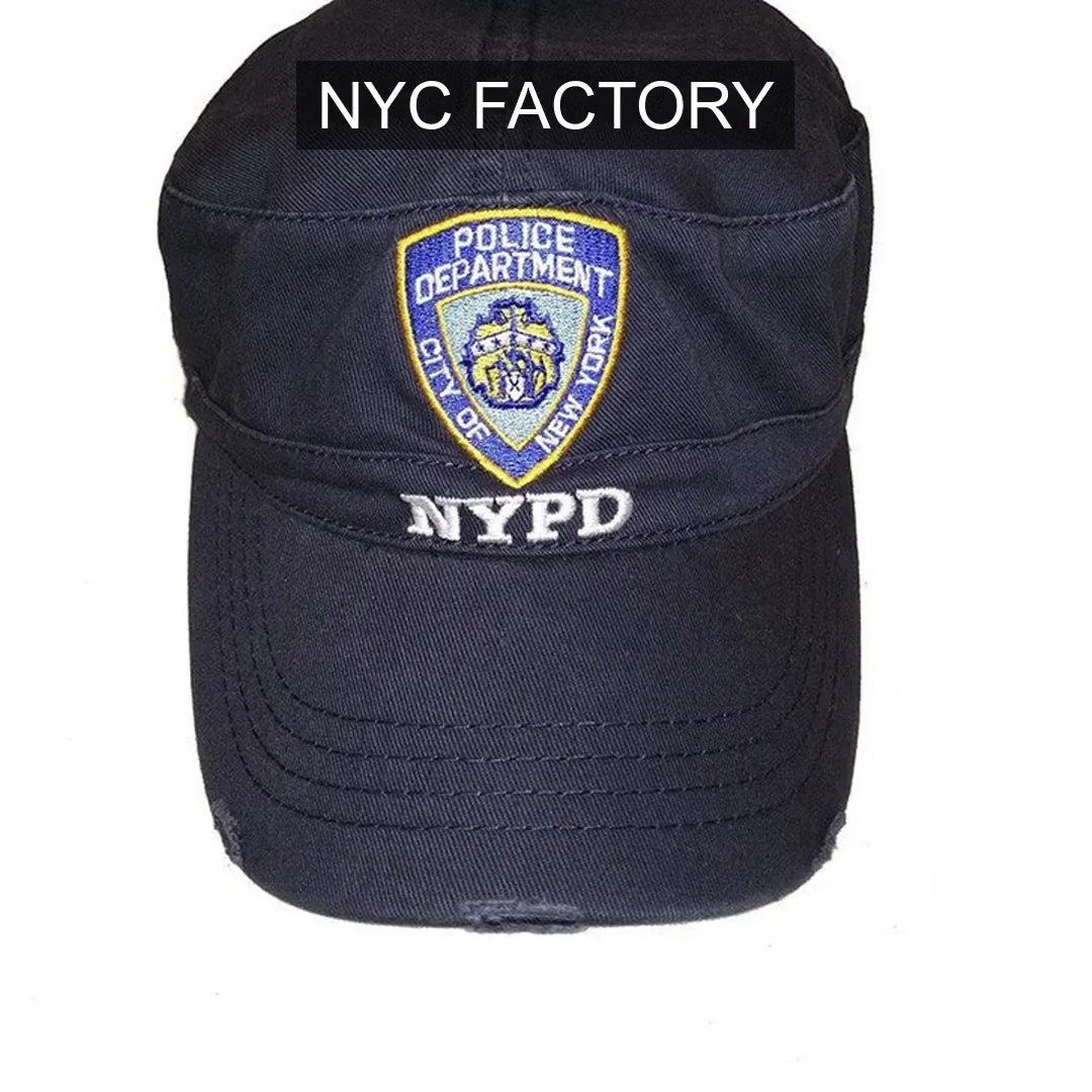 NYPD Men's Officially Licensed Baseball Hat White