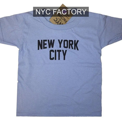NYC Factory Girls' New York City Light Blue T-Shirt
