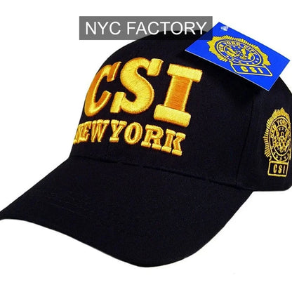 CSI New York Baseballmütze Navy Gold Law Enforcement Cap (NAVY / GOLD)