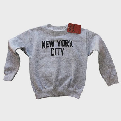 NYC Factory Boys' New York City Gray Sweatshirt