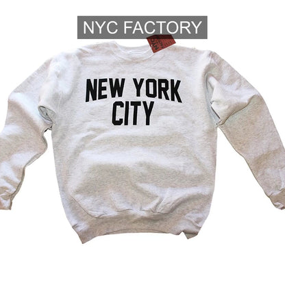 NYC Factory Men's New York City Ash Gray Sweatshirt