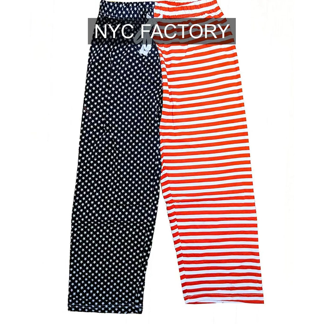 USA Teens' Red Flag Lounge Pants Pajama Bottoms