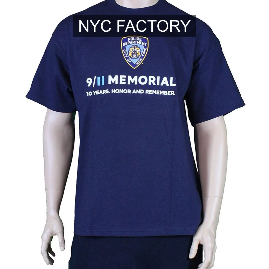 NYPD Men's Officially Licensed Navy T-Shirt